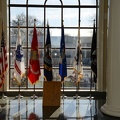 Service Flags in the Visitor Center